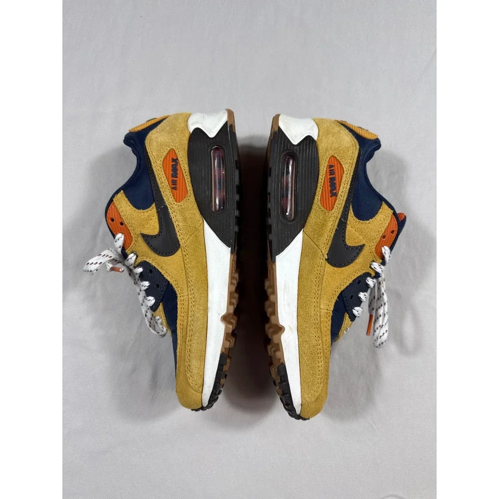 Nike Air‎ Max 90 Gold Navy Orange DZ5175-200 Mens 8